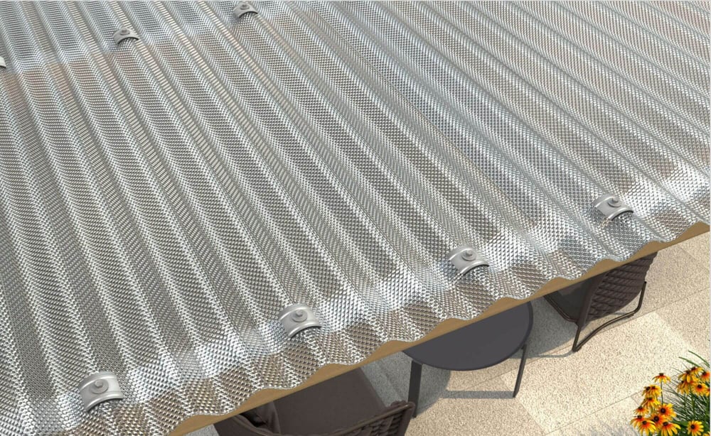 Polycarbonat-Wellplatte Wabe: Hagelsicher mit uneingeschränkter Garantie