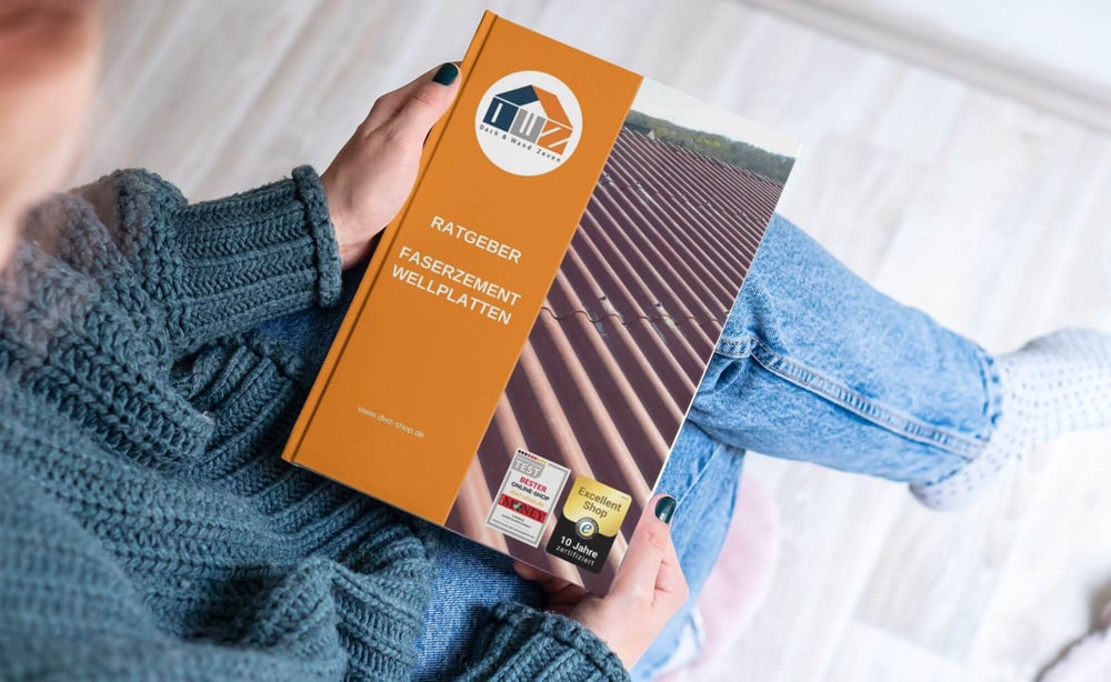 Kostenloser Faserzement-Wellplatten-Ratgeber: Infos zu Profilen und Montage als PDF