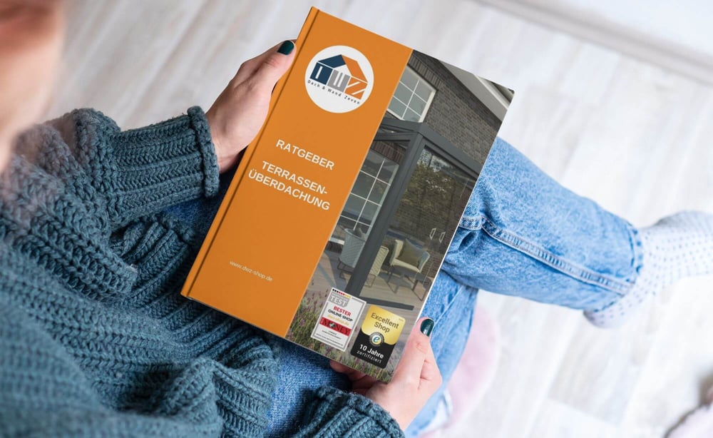 Kostenloser Terrassenüberdachungen-Ratgeber: Planung und Montage als PDF