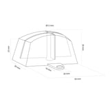 Abstandhalter Profil 130/30-8 Welle, technische Zeichnung mit Massen in mm