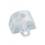 Abstandhalter Profil 130/30-8 Welle, klarer Kunststoff, freigestellt