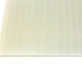 Acrylglas Stegdoppelplatte | 16 mm | Profil A1 | Sparpaket | Plattenbreite 98 cm | Opal Weiß / Gold | Breite 9,13 m | Länge 2,00 m