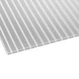 Acrylglas Stegdoppelplatte | 16 mm | Profil A1 | Sparpaket | Plattenbreite 98 cm | Klar | Breite 4,09 m | Länge 2,00 m
