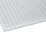 Acrylglas Stegdoppelplatte | 16 mm | Profil A1 | Sparpaket | Plattenbreite 98 cm | Opal Weiß | Breite 9,13 m | Länge 2,00 m
