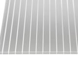 Acrylglas Stegdoppelplatte | 16 mm | Profil A4 | Sparpaket | Plattenbreite 98 cm | Klar | Breite 7,12 m | Länge 2,00 m