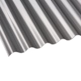 Acrylglas Wellplatte | 76/18 | 3,00 mm | Graphit | Wabenstruktur | 3,00 m