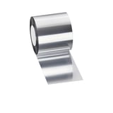 Aluminium Klebeband Rolle, silber, freigestellt auf weissem Hintergrund