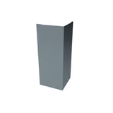 Außenecke aus Stahl, Fenstergrau RAL 7040, 0,75 mm, Hauptansicht