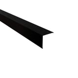 Außenecke Tiefschwarz RAL 9005 aus Stahl 0,50 mm, 80 µm Shimoco Beschichtung, Hauptansicht