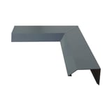 Außenecke ISOS Aluminium Anthrazitgrau RAL 7016, Seitenansicht von oben