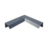 Außenecke ISOS Aluminium Anthrazitgrau RAL 7016, Draufsicht