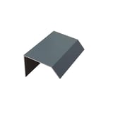 Dachrandprofil Verbinder ISOS, Aluminium 1,50 mm, Anthrazitgrau RAL 7016, freigestellt