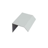 Dachrandprofil Verbinder ISOS aus Aluminium, 1,50 mm, Weißaluminium RAL 9006, Hauptansicht