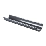 Dachrinne aus Stahl, graphitgrau (RAL 7024), 50 µm Polyurethan-Beschichtung, Hauptansicht