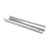 Dachrinne aus Stahl, weißaluminium (RAL 9006), 50 µm Polyurethan-Beschichtung, Hauptansicht
