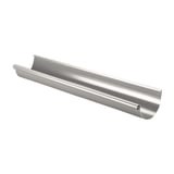 Dachrinne aus Stahl, Graualuminium RAL 9007, 50 µm Polyurethan-Beschichtung, Hauptansicht