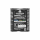 EPDM Aktivierung 750 ml Dose von DACHPROTECT, schwarzes Etikett mit Produktinformationen