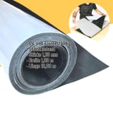 EPDM Dachfolie Easystick | Schwarz | 1,30 mm | Länge 5,00 m x Breite 0,50 m