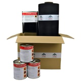 EPDM Dachfolie | Sparpaket | Stärke 1,30 mm | 3,75 x 2,00 m