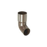 Fallrohrauslauf PVC braun, 90-Grad-Bogen, Plastmo