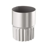 Fallrohrverbinder aus Stahl, Graualuminium RAL 9007, 50 µm Polyurethan-Beschichtung, Hauptansicht