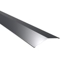 Firstblech flach Anthrazitgrau, Stahl 0,75 mm, 25 µm Polyester, Hauptansicht