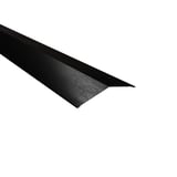 Firstblech flach Stahl 0,50 mm Schwarz, 35 µm Mattpolyester, Hauptansicht