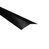 Firstblech flach Tiefschwarz RAL 9005, 0,50 mm Stahl mit Shimoco Beschichtung