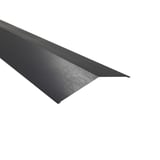 Firstblech flach dunkelgrau, 0,50 mm Stahl, 35 µm Mattpolyester, Hauptansicht