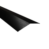 Firstblech flach Stahl 0,50 mm Schwarz, 35 µm Mattpolyester, Hauptansicht