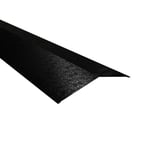 Firstblech flach Tiefschwarz RAL 9005, 0,50 mm Stahl, 80 µm Shimoco Beschichtung, Hauptansicht