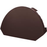 Firstblechendstück klein, schokoladenbraun RAL 8017, Stahl 0,50 mm, Polyester 25 µm Beschichtung