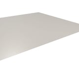 Flachblech Reinweiß RAL 9010, 0,50 mm Stahl, schräg von oben