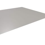 Flachblech Stahl 0,63 mm Weißaluminium RAL 9006, Ansicht von oben schräg