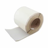 DACHPROTECT Form- & Abdeckband EPDM weiß 2,30 mm, Rolle schräg mit abgerolltem Stück
