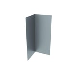 Innenecke aus Stahl, Fehgrau RAL 7000, 0,50 mm Stärke, 25 µm Polyesterbeschichtung, Hauptansicht