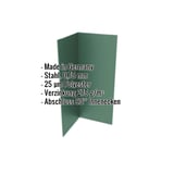 Innenecke Stahl Moosgrün RAL 6005, 0,75 mm, mit eingeblendeten Produktdaten