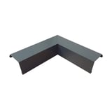 Innenecke ISOS Aluminium Anthrazitgrau RAL 7016, 1,50 mm, Draufsicht schraeg