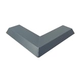 Innenecke ISOS Aluminium Anthrazitgrau RAL 7016, 1,50 mm, Aufsicht