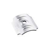 Aluminium Kalotte Profil 130/30 blank mit Schraubloch und Scobalit Logo