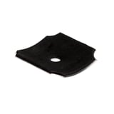 Dichtband fuer Kalotte Profil 177/51, schwarzes Schaumstoffband mit mittigem Loch