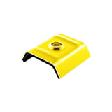 Aluminium Kalotte Rapsgelb RAL 1021 fuer Profil 18DR, 20M, von Polmetal, freigestellt