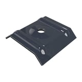 Kalotte Profil 20/1100 aus Aluminium Anthrazitgrau RAL 7016, Hauptansicht schraeg von oben