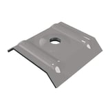 Kalotte Profil 20/1100 aus Aluminium Graualuminium RAL 9007, Hauptansicht schraeg von oben