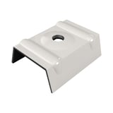 Kalotte Profil 33/500 aus Aluminium Grauweiß RAL 9002, Hauptansicht von oben schräg