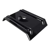 Kalotte Profil 35/207 aus Aluminium, tiefschwarz RAL 9005, Hauptansicht schraeg von oben