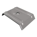 Kalotte Profil 35/207 aus Graualuminium RAL 9007, Hauptansicht schraeg von oben