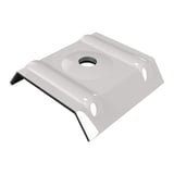 Kalotte Profil 45/1000 aus Aluminium lichtgrau RAL 7035, Hauptansicht schräg von oben