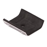Kalotte Profil 76/18 Spundwand aus blankem Aluminium mit Dichtung, Unterseite