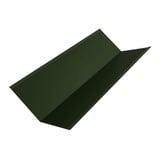Kehlblech aus Stahl, 0,50 mm, gruen (RAL 6020), 35 µm Mattpolyester-Beschichtung, Hauptansicht
